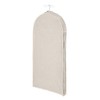 Whitmor Zippered Garment Bag Natural Linen, Large