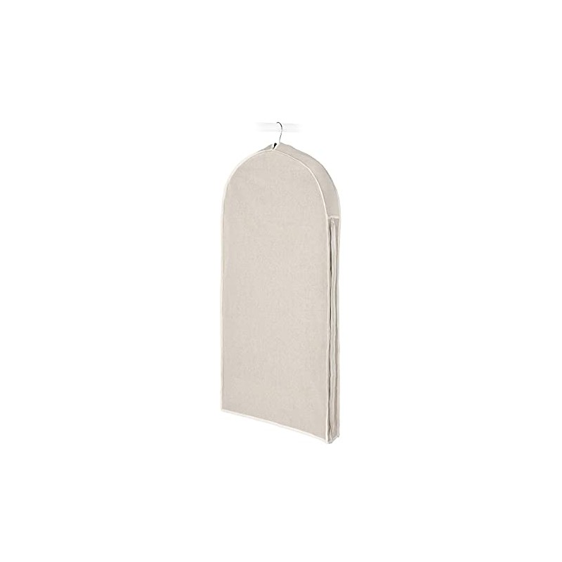 Whitmor Zippered Garment Bag Natural Linen, Large