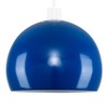 MiniSun | Retro Gloss Blue Arco Style Dome Ceiling Light
