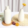 YANLING Set of 4 Beige Ceramic Vase Modern Farmhouse Vases