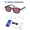 VANLINKER Polarized Trendy Square Sunglasses for Women Men 2025 Retro