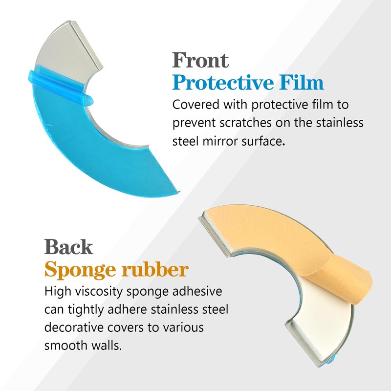 Split Stainless Steel Toilet Flange Escutcheon Plate | Rust-Proof Plumbing