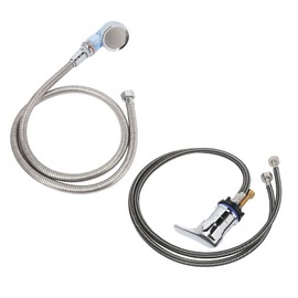 Salon Shampoo Bowl Faucet Sprayer Kit with 120cm Hose Mixing Valve Shampoo Basin Bowl Sprayer Set