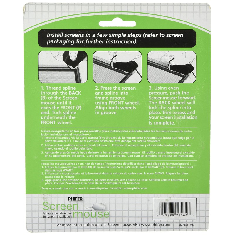 SCREEN MOUSE ROLLER TOOL by PHIFER MfrPartNo 3027440
