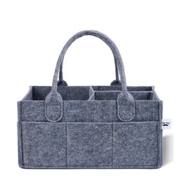 Mr. Pen- Baby Diaper Caddy Organizer, Charcoal Gray, Diaper Organizer, Car Diaper Caddy, Baby Caddy Organizer, Portable Diaper Caddy, Diaper Organizer for Changing Table, Baby Organizer for Nursery