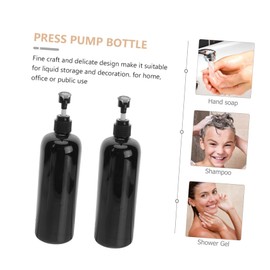 PACKOVE 5pcs Press Pump Bottles Soap Container Liquid Dispenser for Home Outdoor Use Convenient Refill Cleaning Design