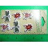 6) 1"-1-3/8" TRENAS TRINKETS BUGS DRAGONFLY CERAMIC 2-HOLE NOVELTY BUTTONS-J967