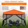 Mosquito Netting Outdoor Screen House Tent Screen Wall with Zipper