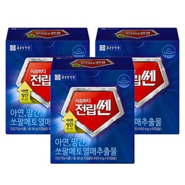 Chong Kun Dang Health Refreshing Prostate Sens, 60 tablets, 3 units / 종근당건강 시원하다 전립쎈, 60정, 3개