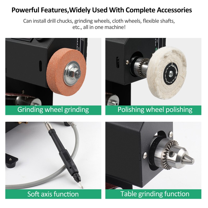 250W Wet And Dry Belt Sander Mini Belt Sander Electric