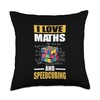 Competitive Puzzle Speed Cubing Math Gift Cube I Love Maths