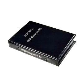 Juego de Componentes Electrónicos SMD 0603 + 0805 – Incluye Capacitores, Resistencias, MOSFETs, Transistores BJT y Diodos (0.5pF–22μF, 0–10MΩ ±1%) – 312 Grupos en Libro Organizador