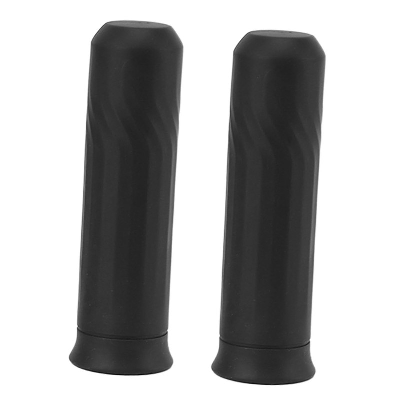 Jauarta 1 Pair Handlebar Grip Rubber Handle Grip Cover Shockproof