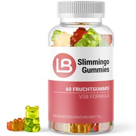 Slimmingo Gummy Bears with Natural Plant Aroma for Young and Old Contents 60 Gummies