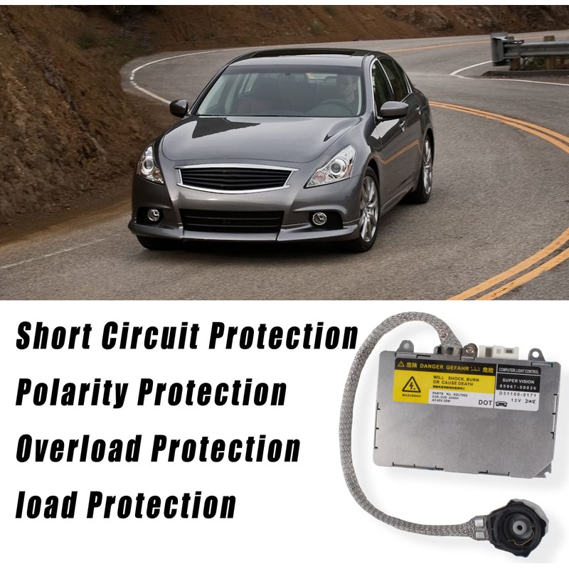 Boine KDLT002 Xenon HID Headlight Ballast Assembly Module Compatible with