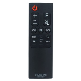 AKB75595331 Remote Control Replacemen for LG Soundbar SL6Y SPL5B-W SN6Y SPN5B-W SL4 SPH4B-W SL5Y SN7CY SNC4R SPH4B-W SPJ4-S S65S3-S SL4Y SL7Y