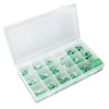 225pcs Car Air Conditioner Seal Ring Kit 18‑Compartment AC O