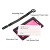 MECCANIXITY Luggage Tag, PVC Identifier Card Holder Label, Not Your