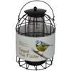 Green Jem Dome Caged Peanut Wild Bird Feeder, Designed To