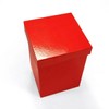 Paper Mart Gift Boxes for Presents, Red Box Bottom Only,
