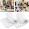 Pack of 2 Christmas Snow Blanket, Fluffy Snow Blanket Decoration,