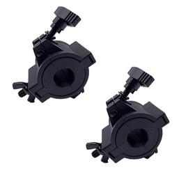 Gchee Stage Lighting Quick O clamps,360 Degree Wrap Around Clamp Fit 1", 1.5", and 2"(3 Size Pipe Diameter),33Lbs Load capacity（Plastic/Black）