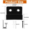 8 Pcs U Shaped Brackets, Heavy-Duty U Brackets Metal Garage
