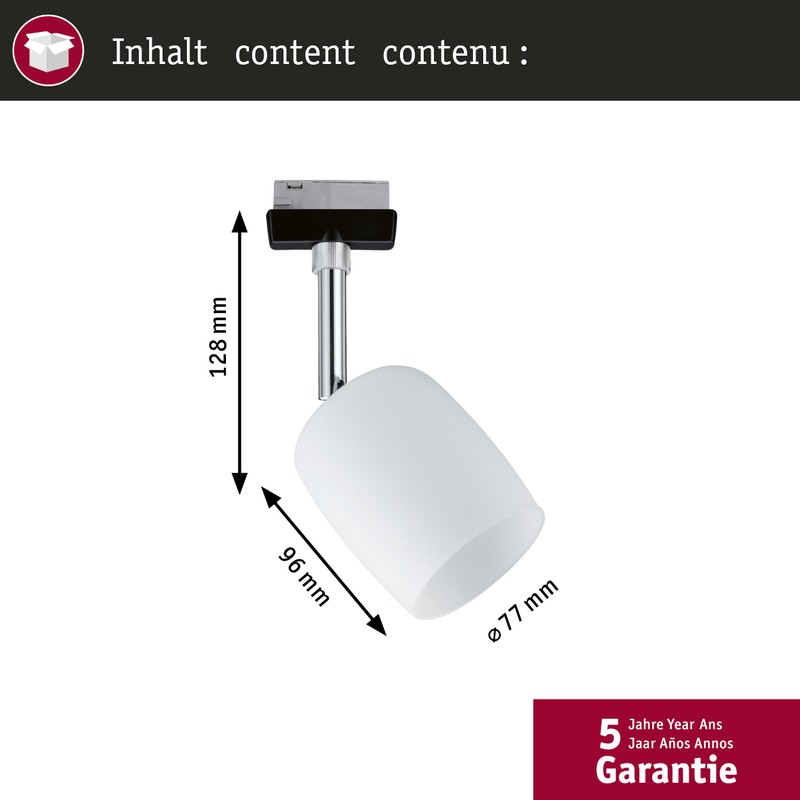 Paulmann 96966 Blossom URail Individual spot G9 max. 10W dimmable