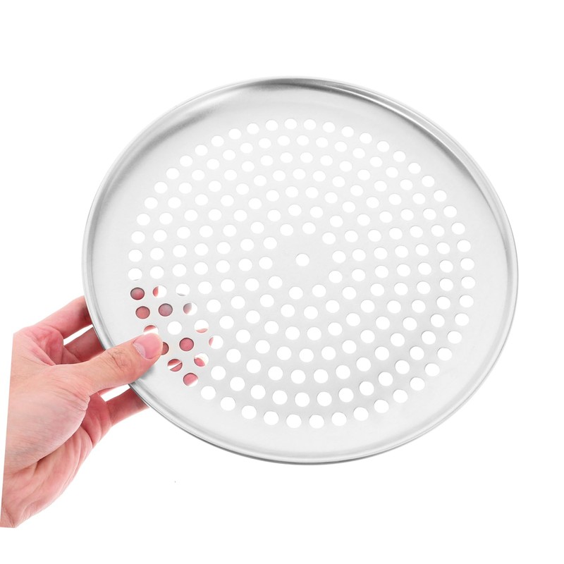 SHINEOFI Perforated Pizza Baking Tray Multi Functional Household Pizza Pan
