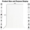 LYLYCTY White Screen Backdrop for Photography 6x9ft Zoom Meeting, Game