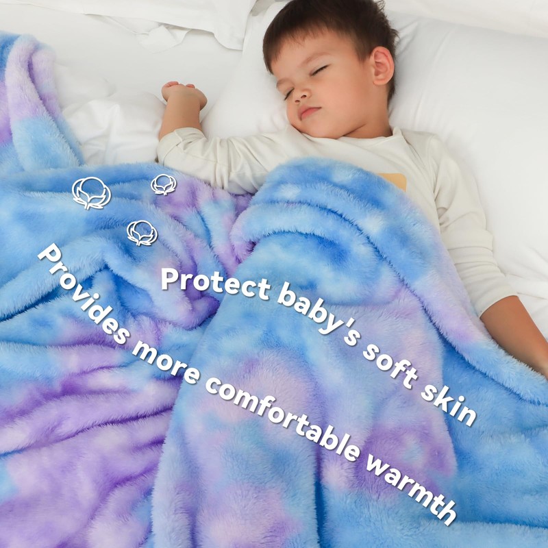 MUGD Soft Blankets Fleece Soft Fuzzy Throw Blanket Kids Warm