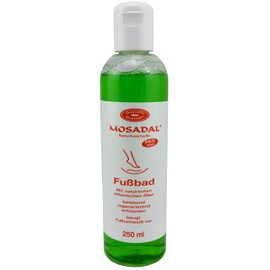 Mosadal Foot Bath 250 ml Foot Sweat Preventively Regenerates and Cream Hydratant Urea 100 ml - Tested Callus Remover for Foot Care