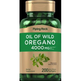 Piping Rock Oregano Oil Capsules | 150 Softgel Pills | 4000mg | Non-GMO | by Piping Rock