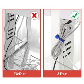 Rich&Ray 10Colors-30Pack Reusable Silicone Twist Ties, Magnetic Cable Ties with Strong Magnet for Organizing Cables, Hanging Stuff, Used in Many Ways or Just for Fun (10C-30Pack)