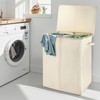 Voova 154L Double Laundry Hamper with Lid and 2 Removable