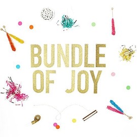 BUNDLE OF JOY Glitter Banner