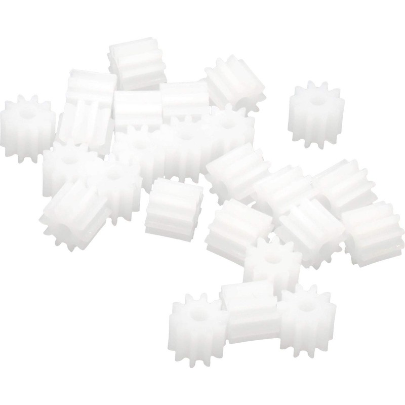 AudioFan Plastic Pinion Gear (Module 0.5) 2mm 10 Teeth, Set