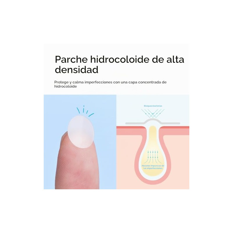caraseoul Parches Hidrocoloides para el Acné (10/12 mm, 102 Unidades)