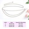 JasGood Multi-layer waist chain belt, women's adjustable body link belt