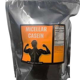 French Casein from Grass-fed Cows - Slow Release Protein - Anti-catabolic Effect - 5 lbs - Flavor: Plain