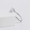 Meissa Heart Shape Diamond Ring for Women 925 Sterling Silver