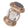 Brass Color Courtyard Solar Powered Hanging Lantern Light IP44 Waterproof