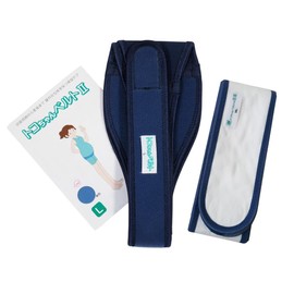 Aoba Toko-chan Belt 2, Navy Blue, L, Fluffy Belt, ML, Late Pregnancy, Postpartum Care, Pelvic Care, Double Wrap, Set of 2 (Fits Hip Circumference Approx. 34.6 - 39.4 inches (88 - 100 cm)