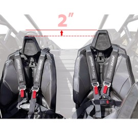 Seat Risers Kit Compatible with 2020+ Polaris RZR PRO XP, 2022+ RZR PRO R, 2022+ RZR TURBO R, For Driver Side Seat, Raises Seat by 2"