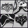 2Pcs Goth Crochet Bandana, Halloween Hair Accessories for Women