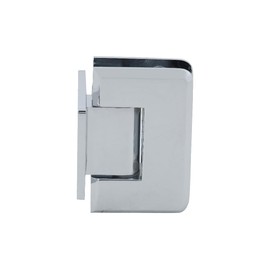 C.R. LAURENCE P1N074CH CRL Polished Chrome Pinnacle 074 Series Wall Mount Short Back Plate Hinge