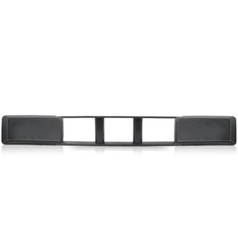 LQI Front Lower Grille Trim Panel & Bumper Guards Pads Inserts End Caps Compatible With Ford F150 2018 2019 2020 ABS JL3Z17B968BB