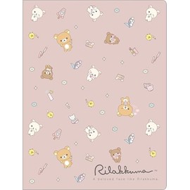 San-X FA17002 Rilakkuma Hardcover Double Clear Holder