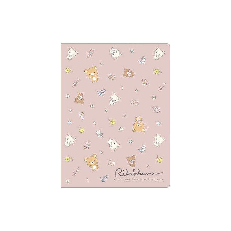 San-X FA17002 Rilakkuma Hardcover Double Clear Holder