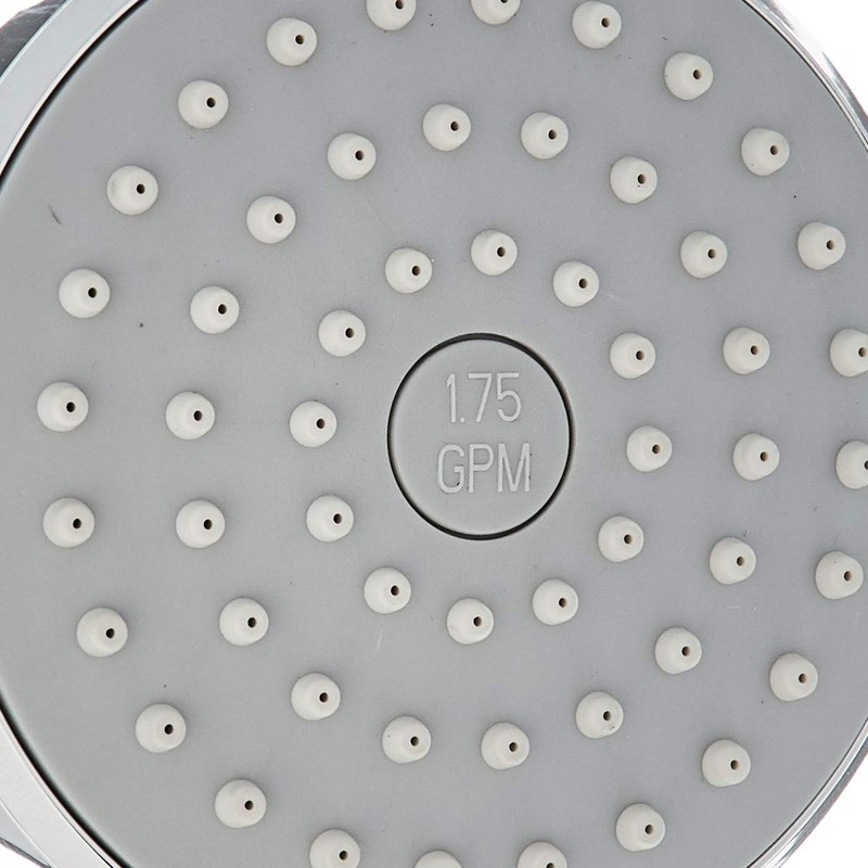 ShowerStart EV3011-CP175-SB Single Function TSV-1.75gpm Shower Head, 1.75 gpm, polished